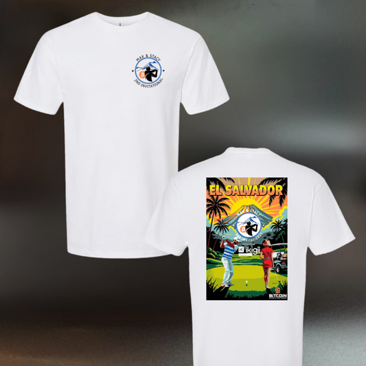 Official 2026 Max & Stacy Invitational Tee — El Salvador Edition