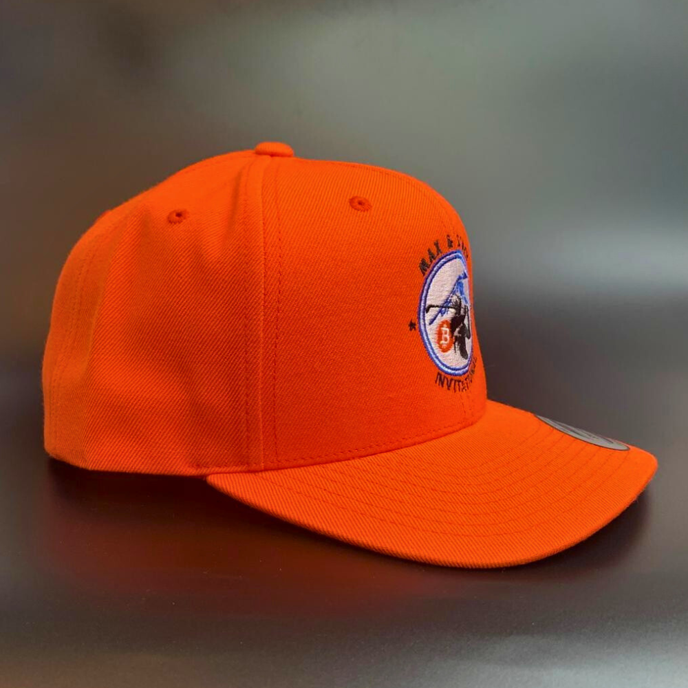 Max and Stacy Invitational 2026 Official Hat – Bright Orange