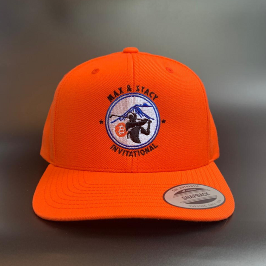 Max and Stacy Invitational 2026 Official Hat – Bright Orange